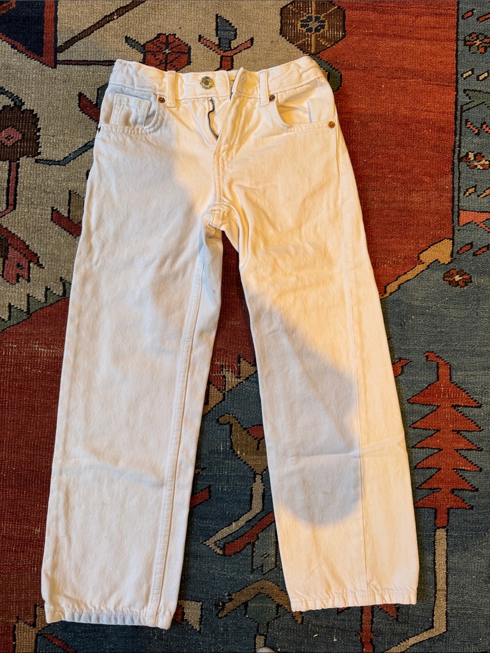 ZARA Kids White Jeans for Girls